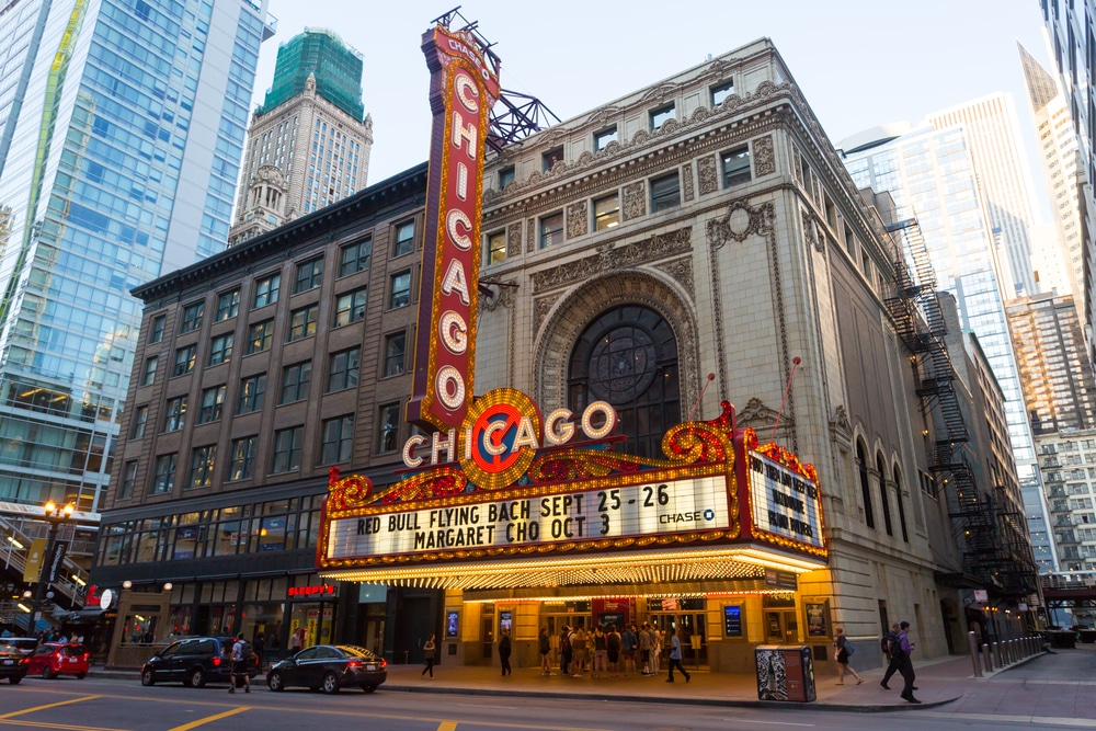 Chicago,,Usa,-,August,13,,2015:,Chicago,Theater,With,Shows